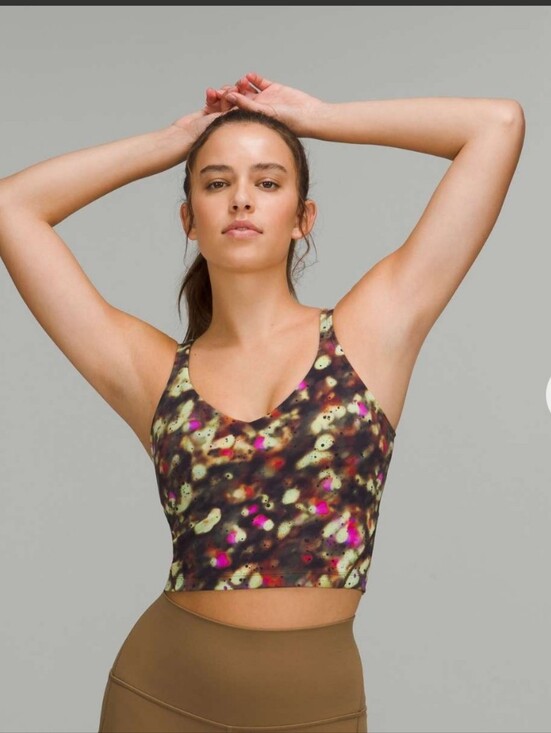 lululemon athletica Tops - Lululemon Align Tank TopSoft Focus Splatter Green Multi, Size 6